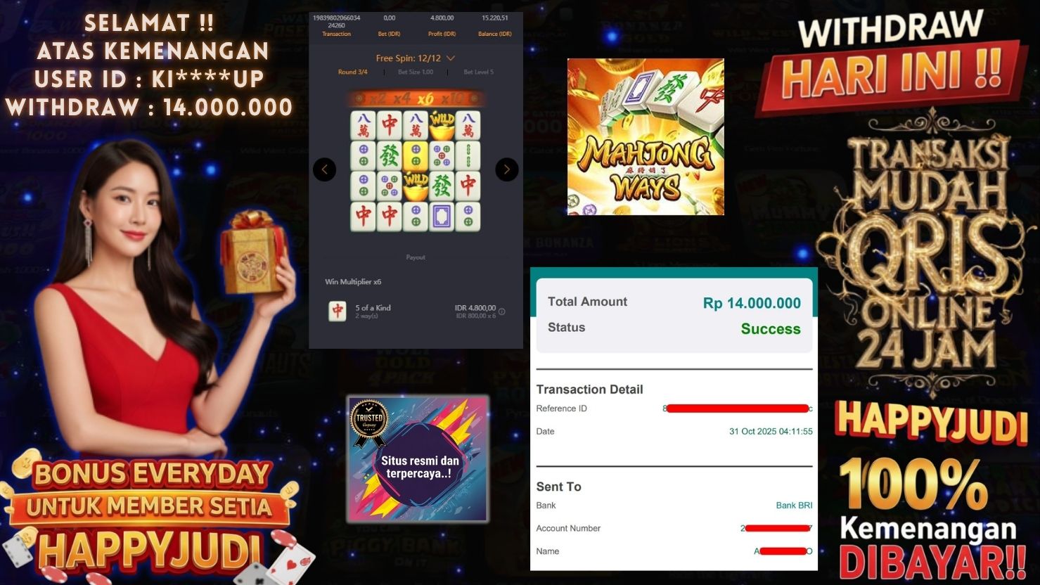 HAPPYJUDI JACKPOT SLOT MAHJONG WAYS